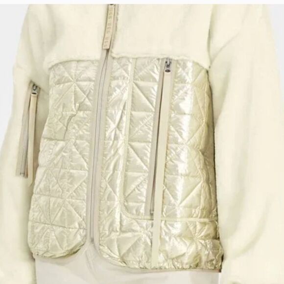 NWT UGG Marlene Quilted Metallic Jacket SIZE XL​​ - Picture 2 of 5